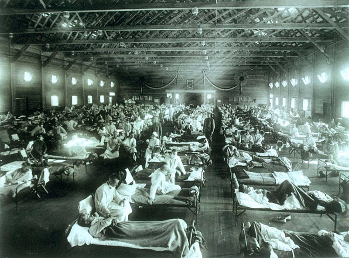 Un hospital on es va atendre els afectats per la grip a l'estat nord-americà de Kansas. 