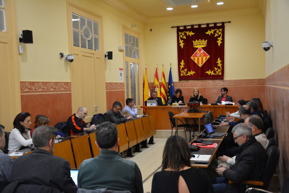 Imatge de la Comissió de seguiment municipal de la Covid-19