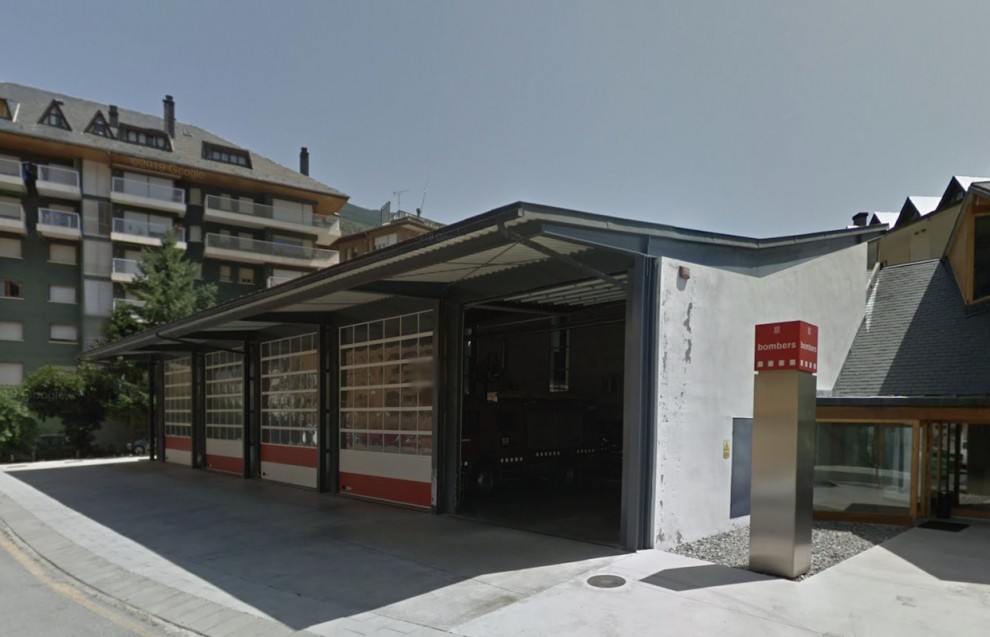 Imatge d’arxiu del parc de Bombers de Sort, on estava adscrita una de les víctimes