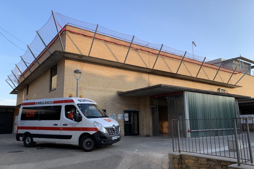Entrada a Urgències a l’Hospital del Pallars