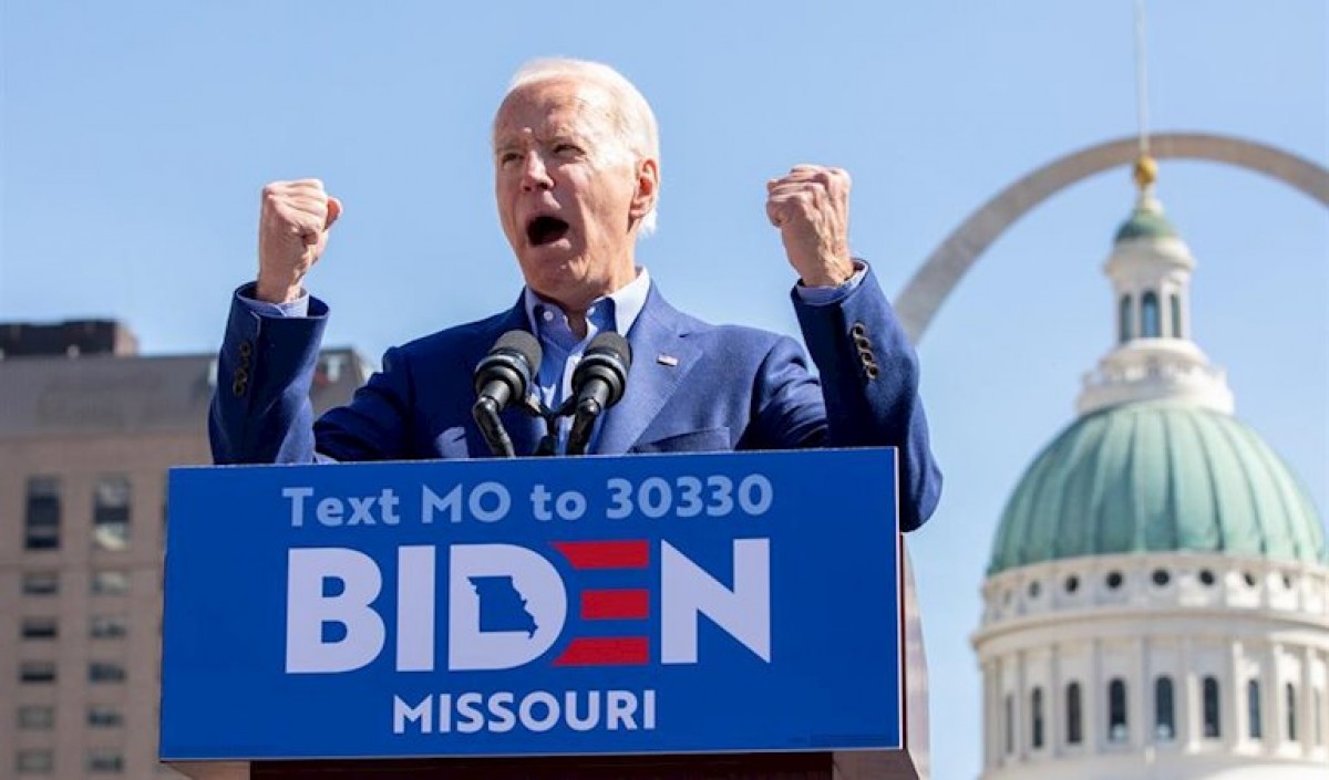 Biden, en un acte de campanya