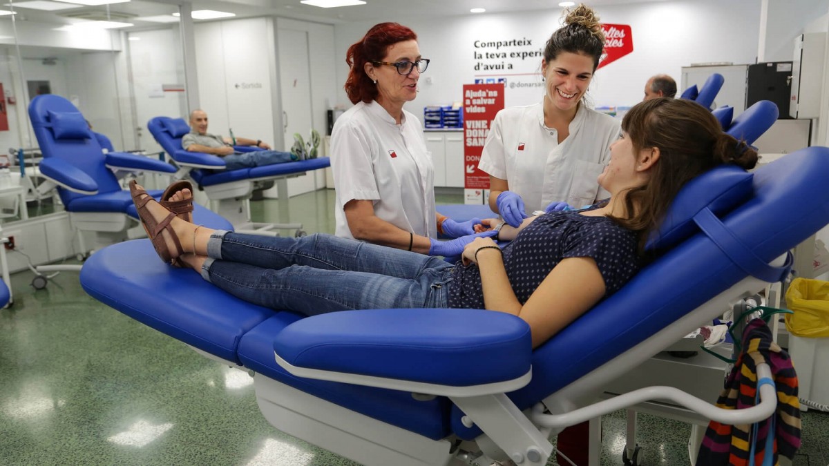 La donació de sang és un acte imprescindible per a garantir l’assistència sanitària en els hospitals.