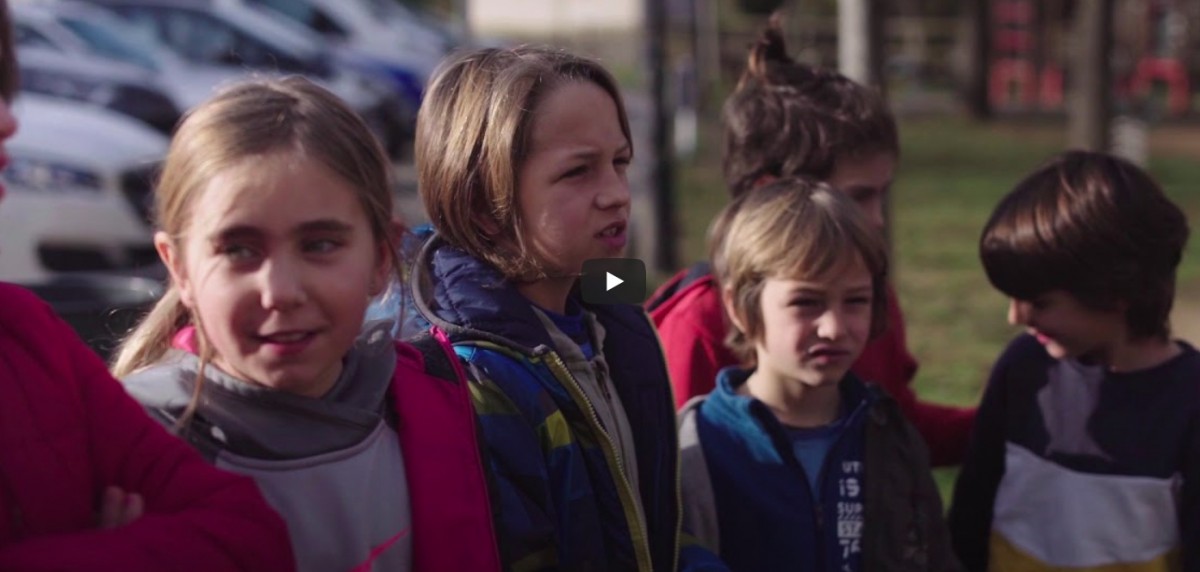 Els infants de Mieres són els protagonistes d'un dels vídeos de divulgació.