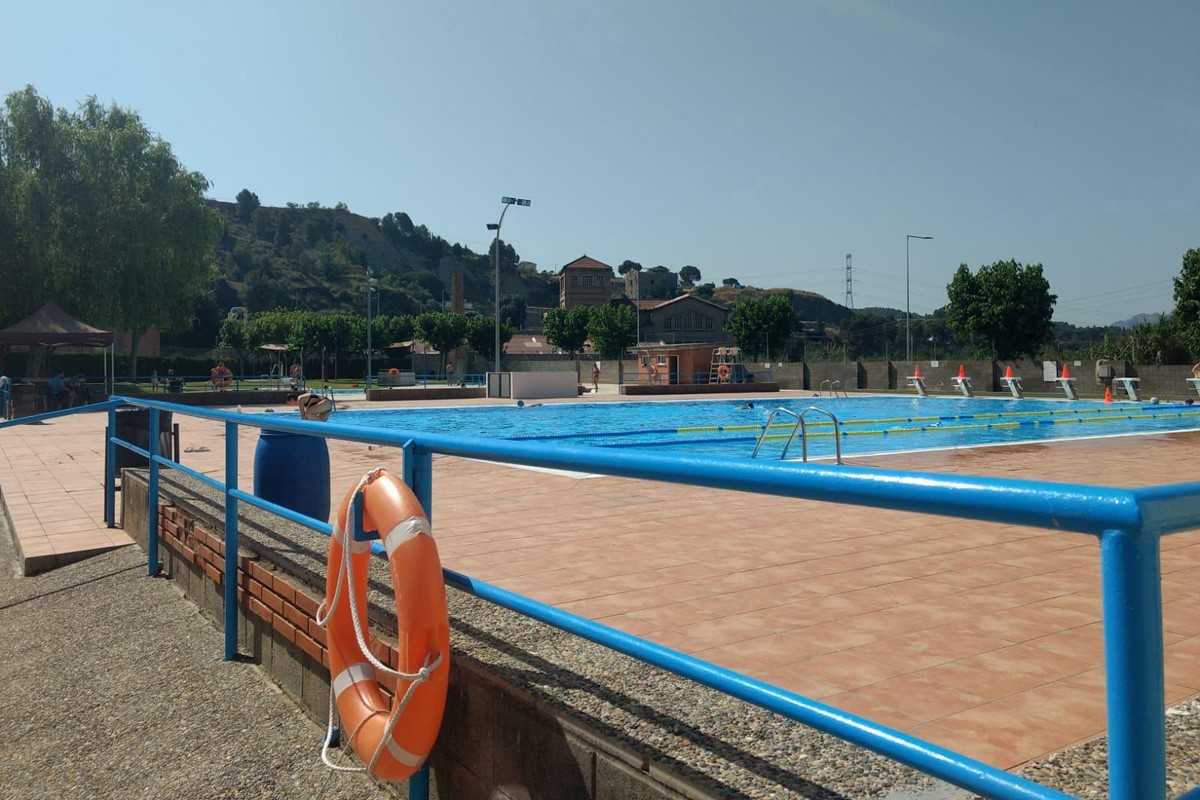 Imatge d'arxiu de les piscines de Sant Vicenç de Castellet.