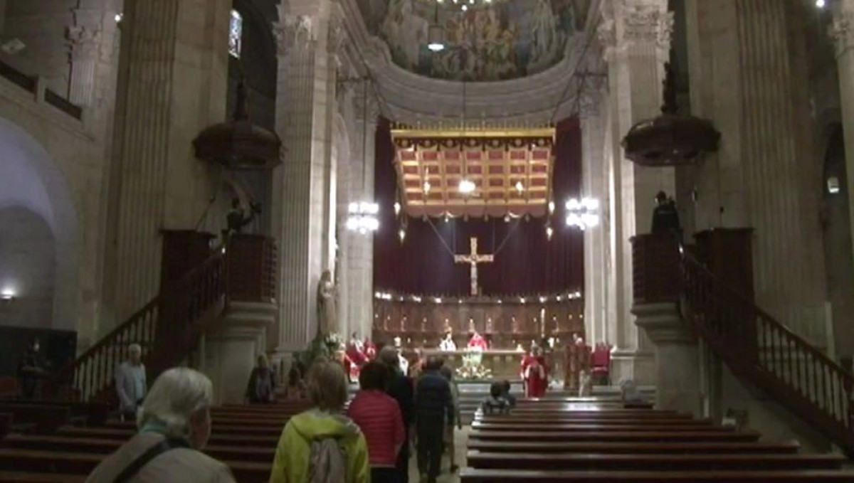 Imatge de la Catedral nova de Lleida aquest dilluns