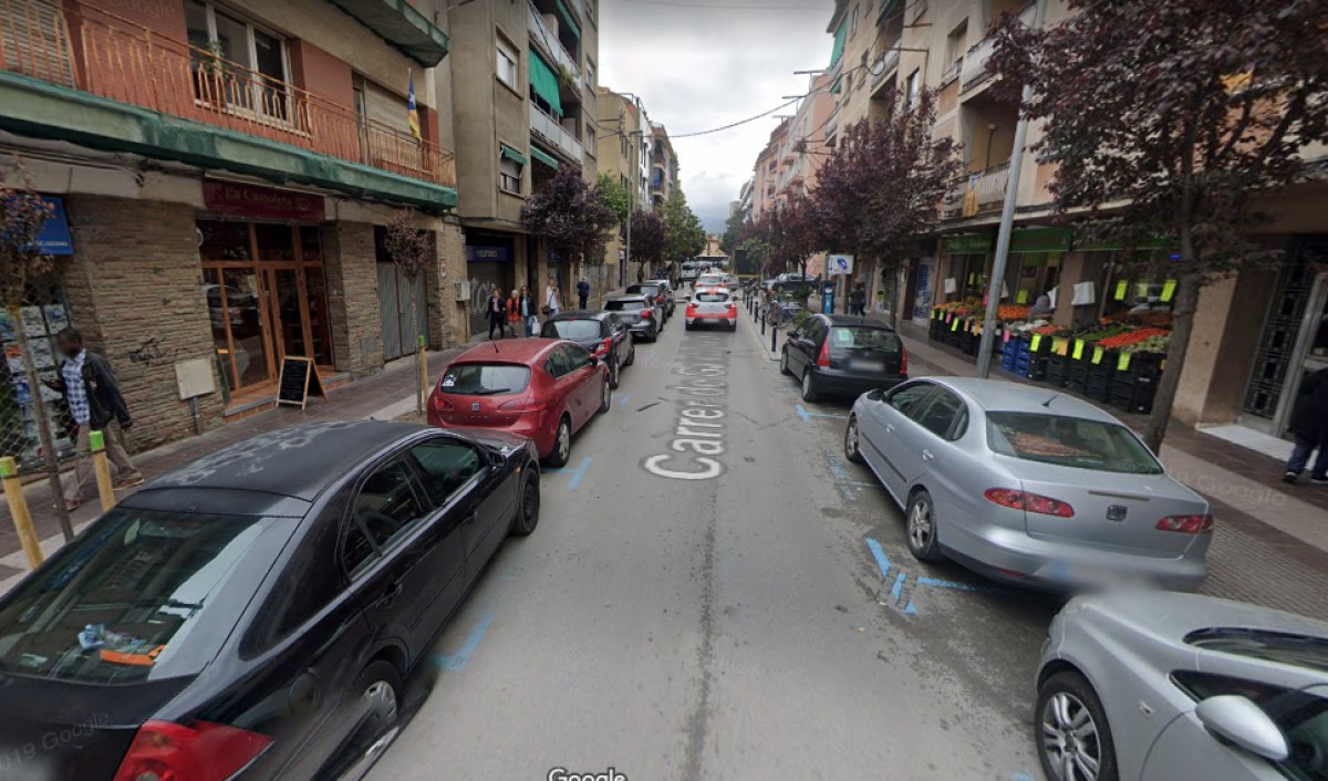 El carrer Gaietà Vínzia de Mollet del Vallès.