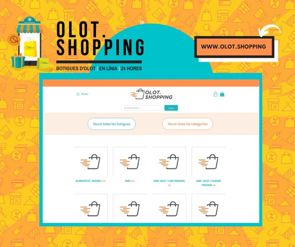 Es van registrar 9.214 sessions al web de l'Olot Shopping i es van visitar 245.279 pàgines.
