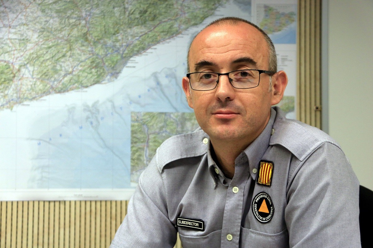 Sergio Delgado de Protecció Civil