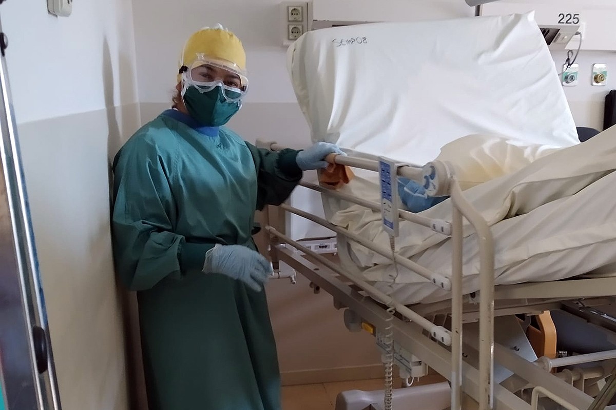 L'hospital de Sant Andreu de Manresa ha fet net, temporalment, de pacients amb Covid