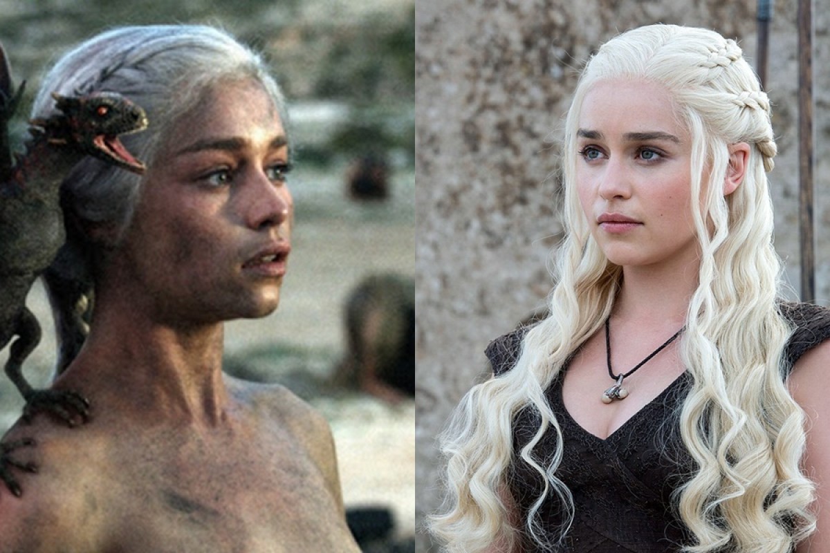 Emilia Clarke interpretant a Daenerys Targaryen a la sèrie