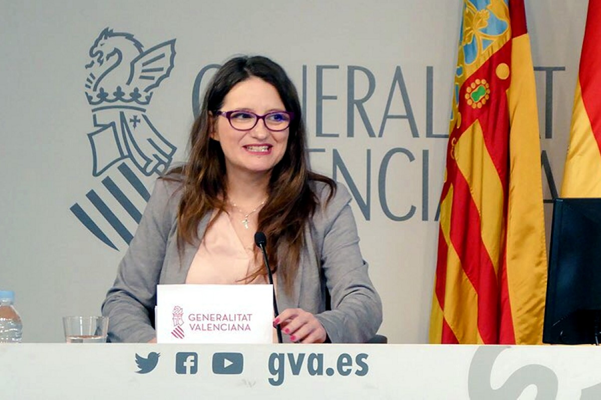 La vicepresidenta valenciana Mònica Oltra, en imatge d'arxiu