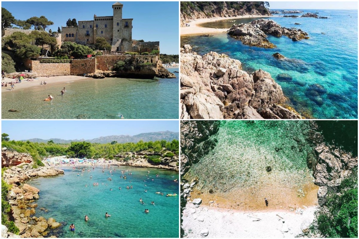 Quatre cales de la costa catalana