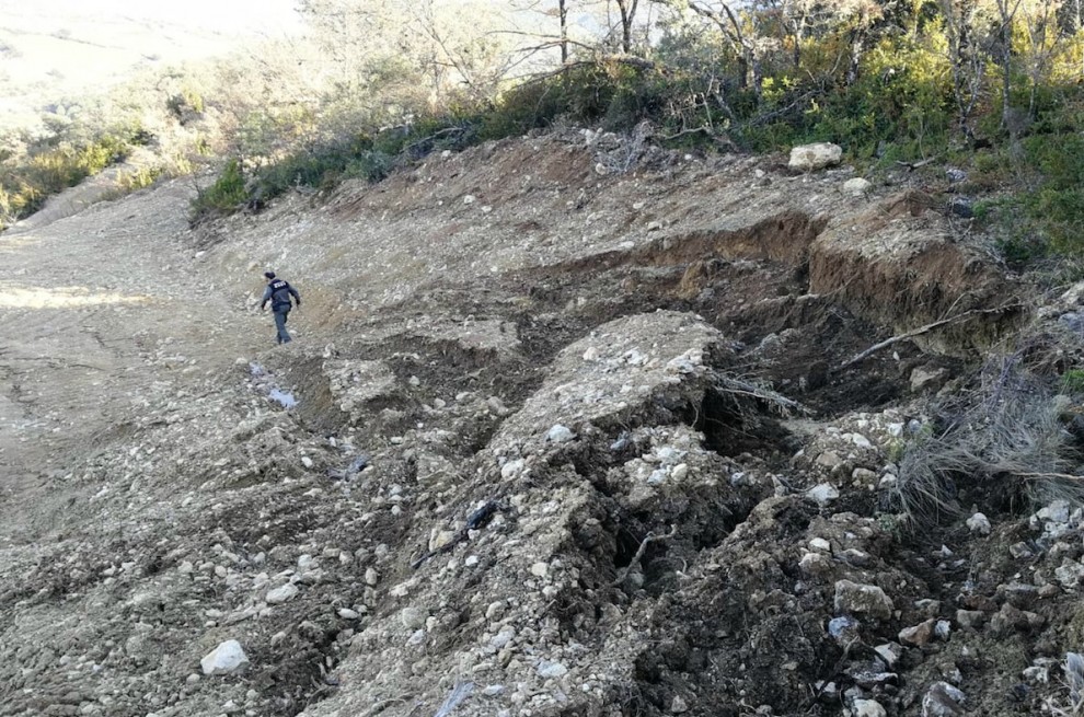 Imatge de la rompuda detectada a Sant Esteve de la Sarga