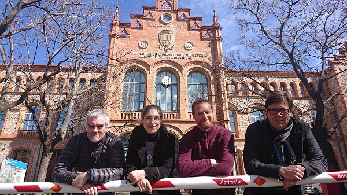 Els quatre investigadors que participen en el projecte europeu Discoverer.