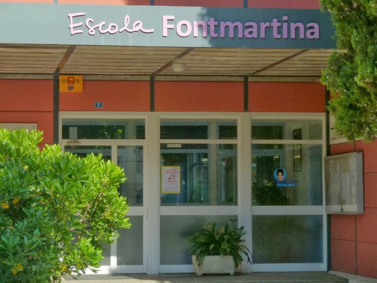 Entrada de l'Escola Fontmartina de Santa Maria de Palautordera