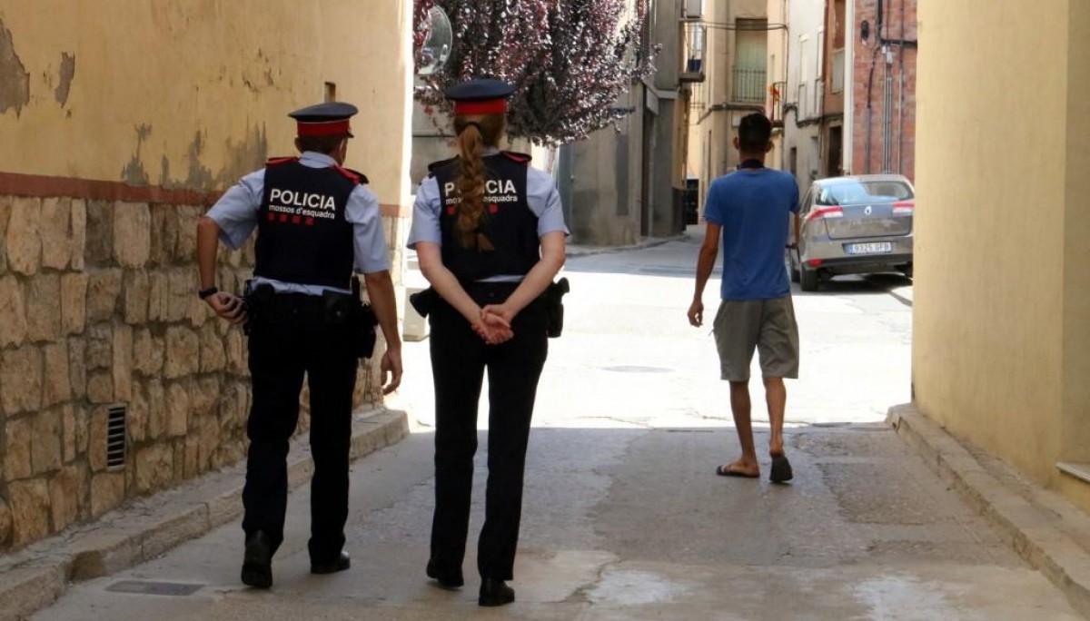 Una patrulla dels mossos