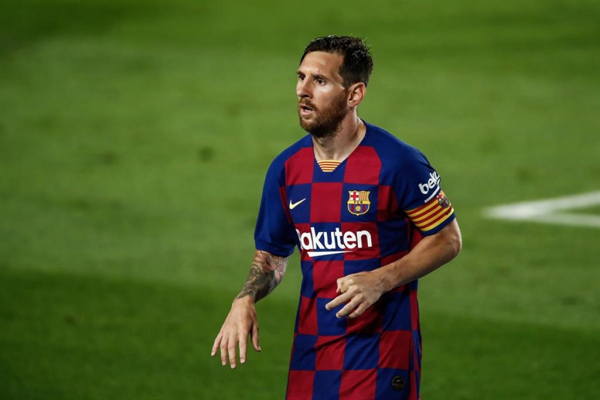 Leo Messi, al partit d'ahir contra l'Osasuna