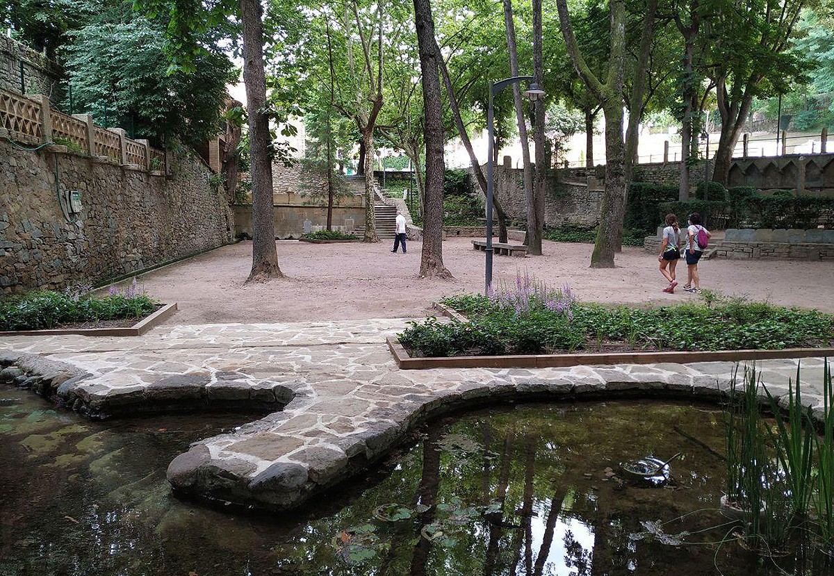 El parc de les Set Fonts, a Sant Julià de Vilatorta