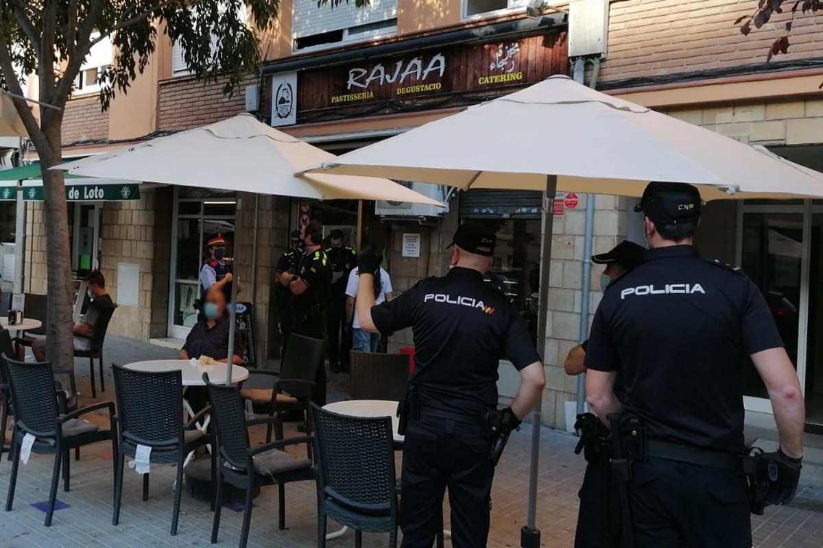 L'acció policial al carrer Girona