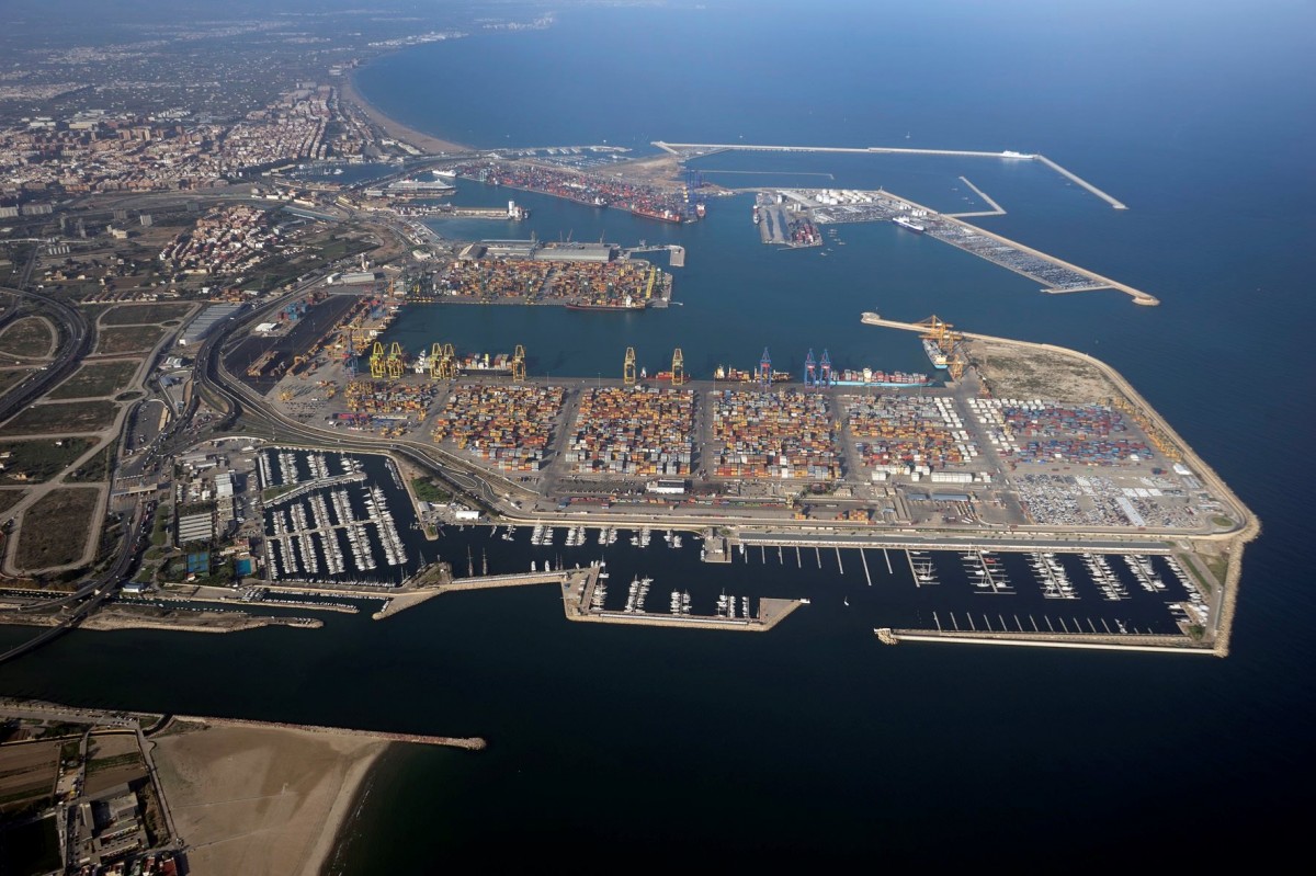 Imatge del port de València 