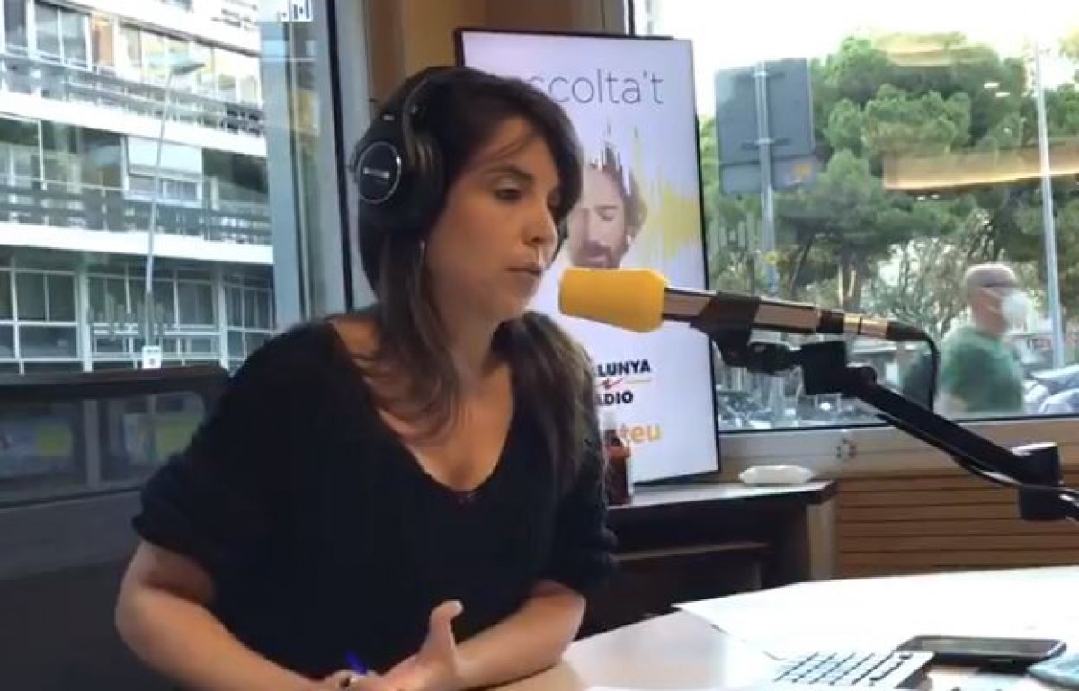 Laura Rosel, el primer dia d'«El Matí de Catalunya Ràdio»