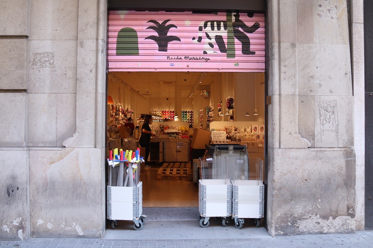 Una botiga del centre de Barcelona