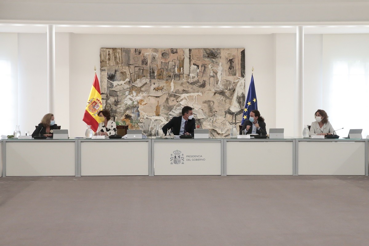 El govern espanyol reunit en consell de ministres aquest dimarts
