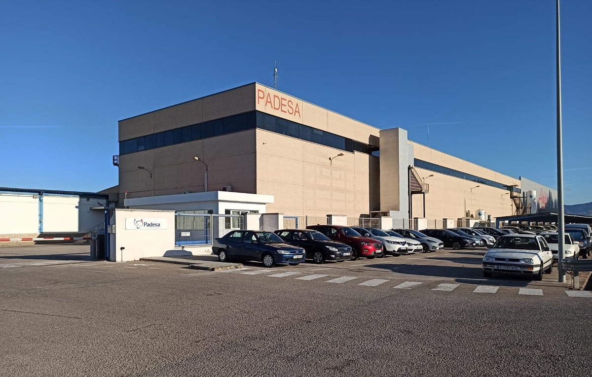 Exterior del centre de producció de Padesa a Roquetes