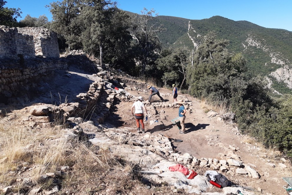 Imatge de les excavacions al jaciment dels Altimiris