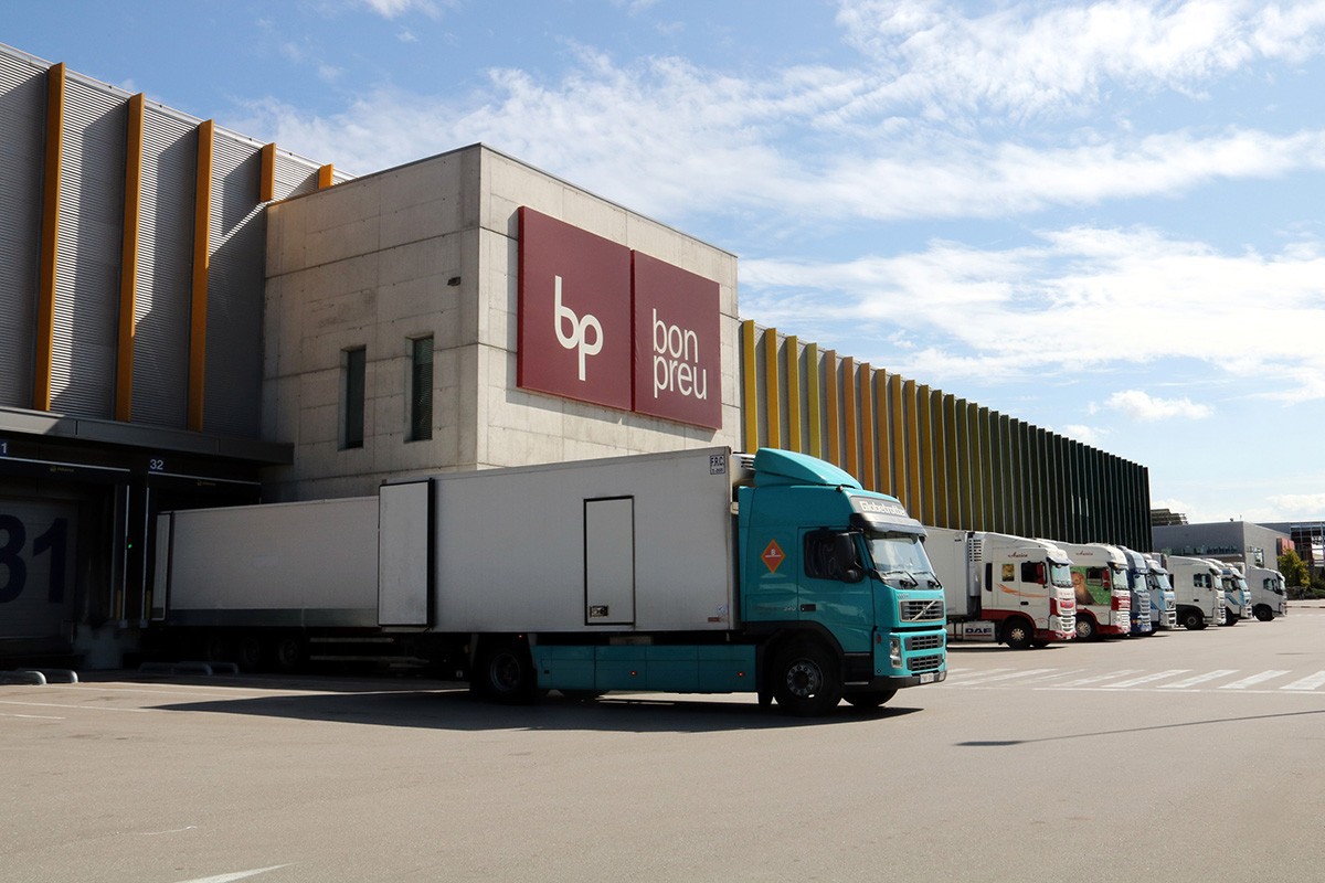 Imatge del magatzem logístic que Bon Preu té a Hostalets de Balenyà