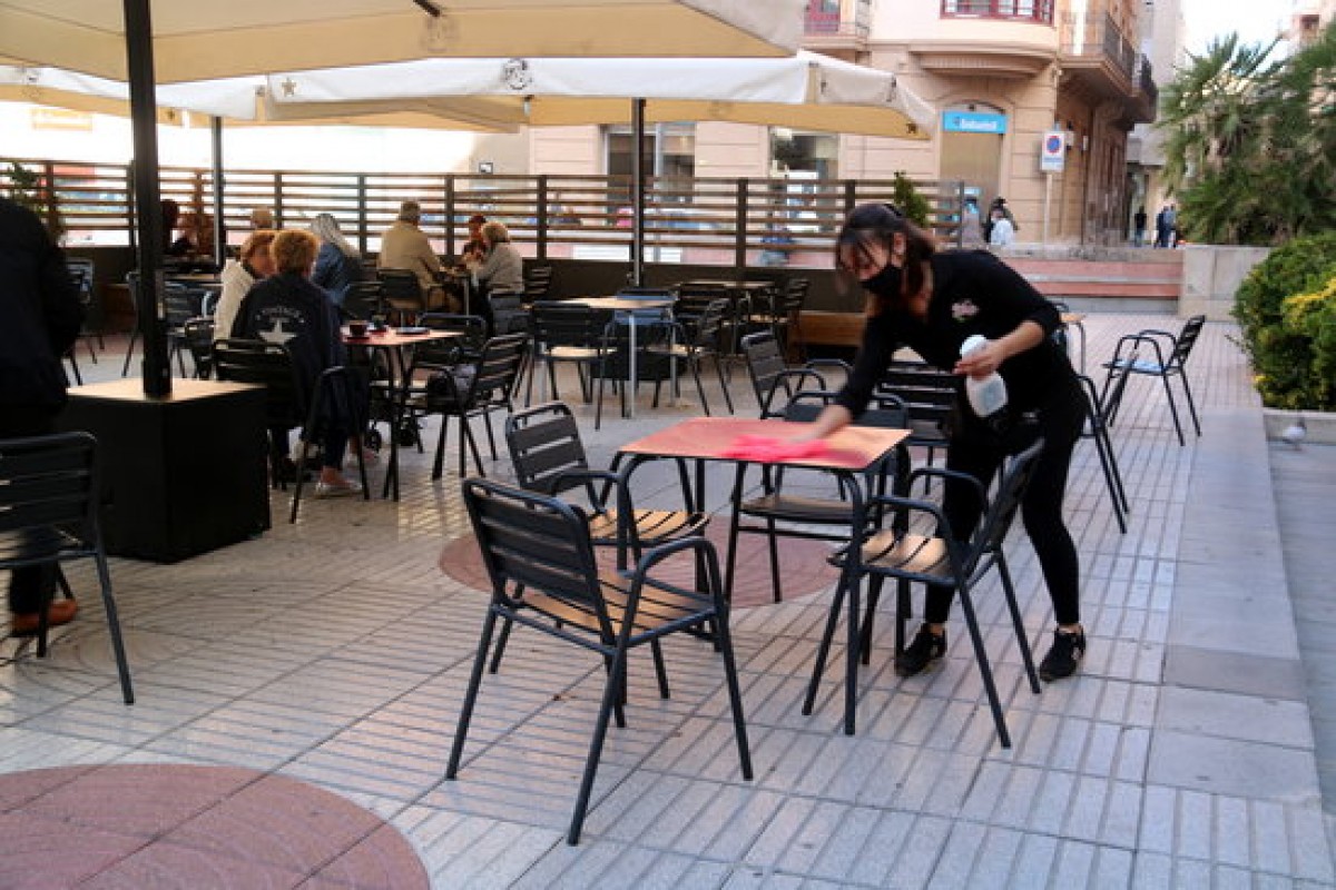 Cafeteria Vips a la Plaça d'Alfons de Tortosa