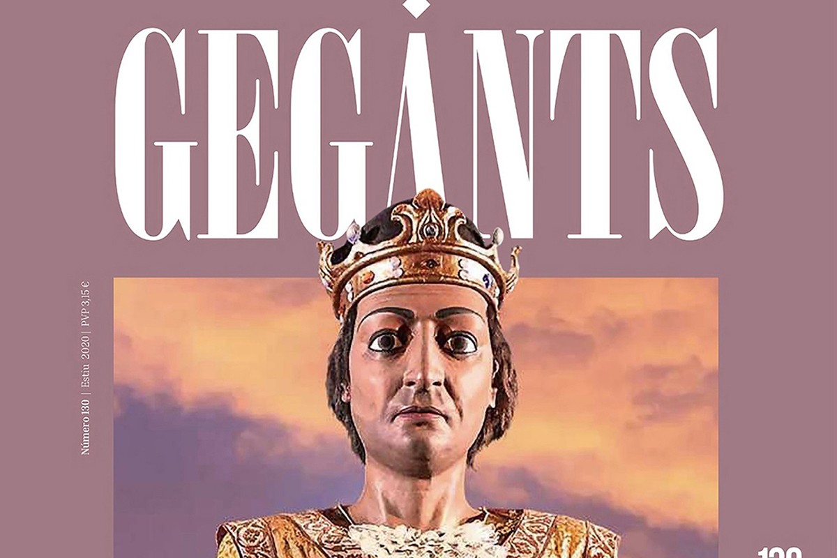 Capçalera de la portada de la revista «Gegants»