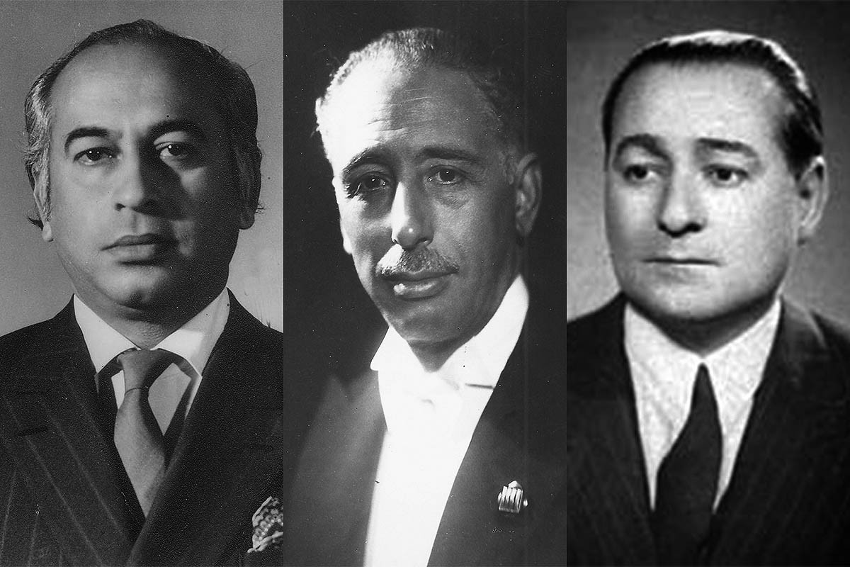 Zulfikar Ali Bhutto, Lluís Companys i Adnan Menderes, tres presidents víctimes de crims d'Estat.