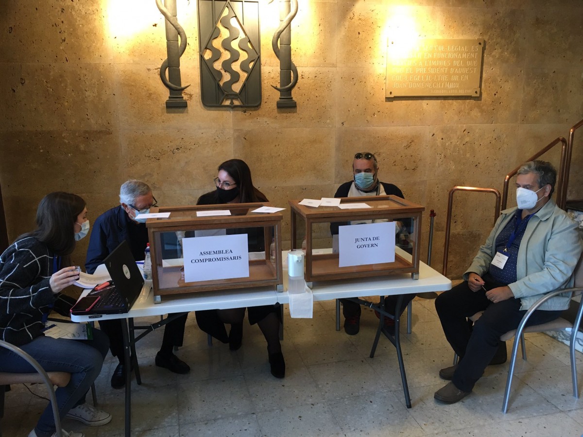 Les eleccions, avui dijous, al Col·legi de Metges de Tarragona.