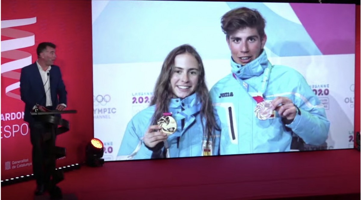 La cerimònia d'entrega de premis ha destacat la projecció internacional de l'equip d'skimo.