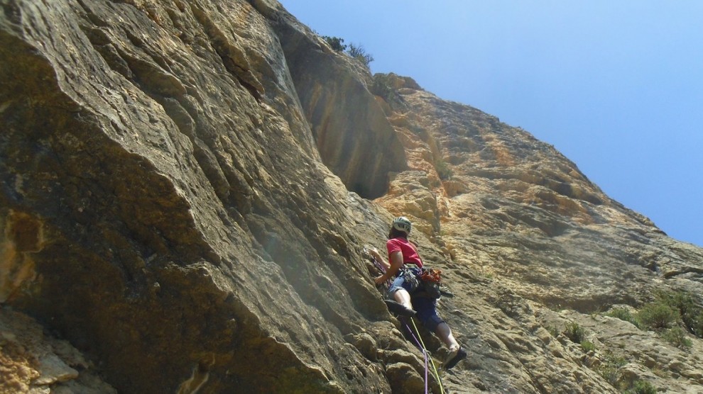 El congost de Terradets és un dels indrets seleccionats a la guia d'escalada