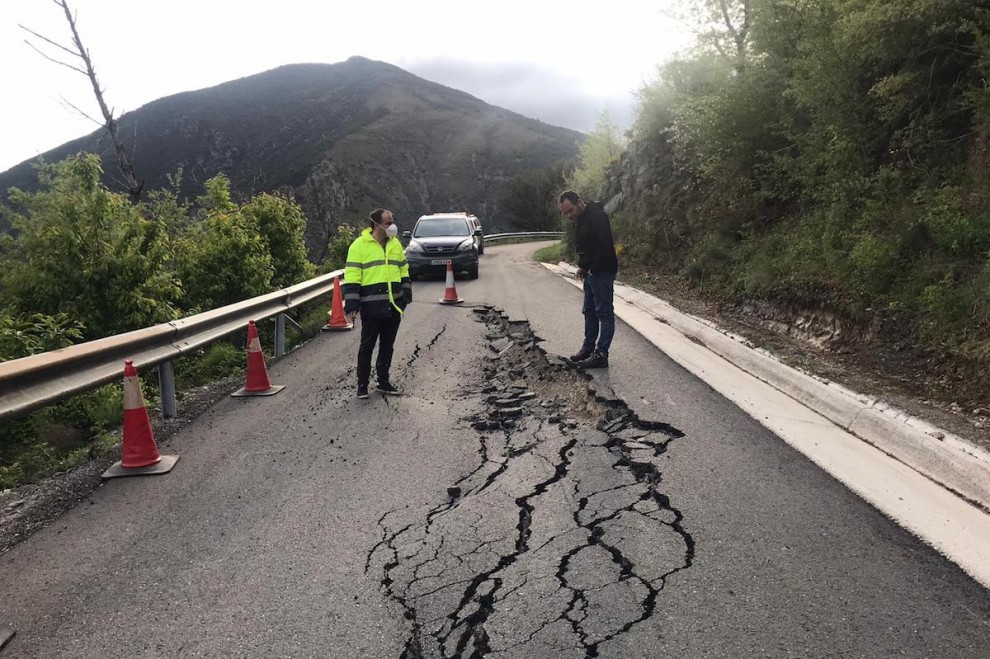 Baix Pallars ja va actuar el passat mes de maig a la carretera de Peramea