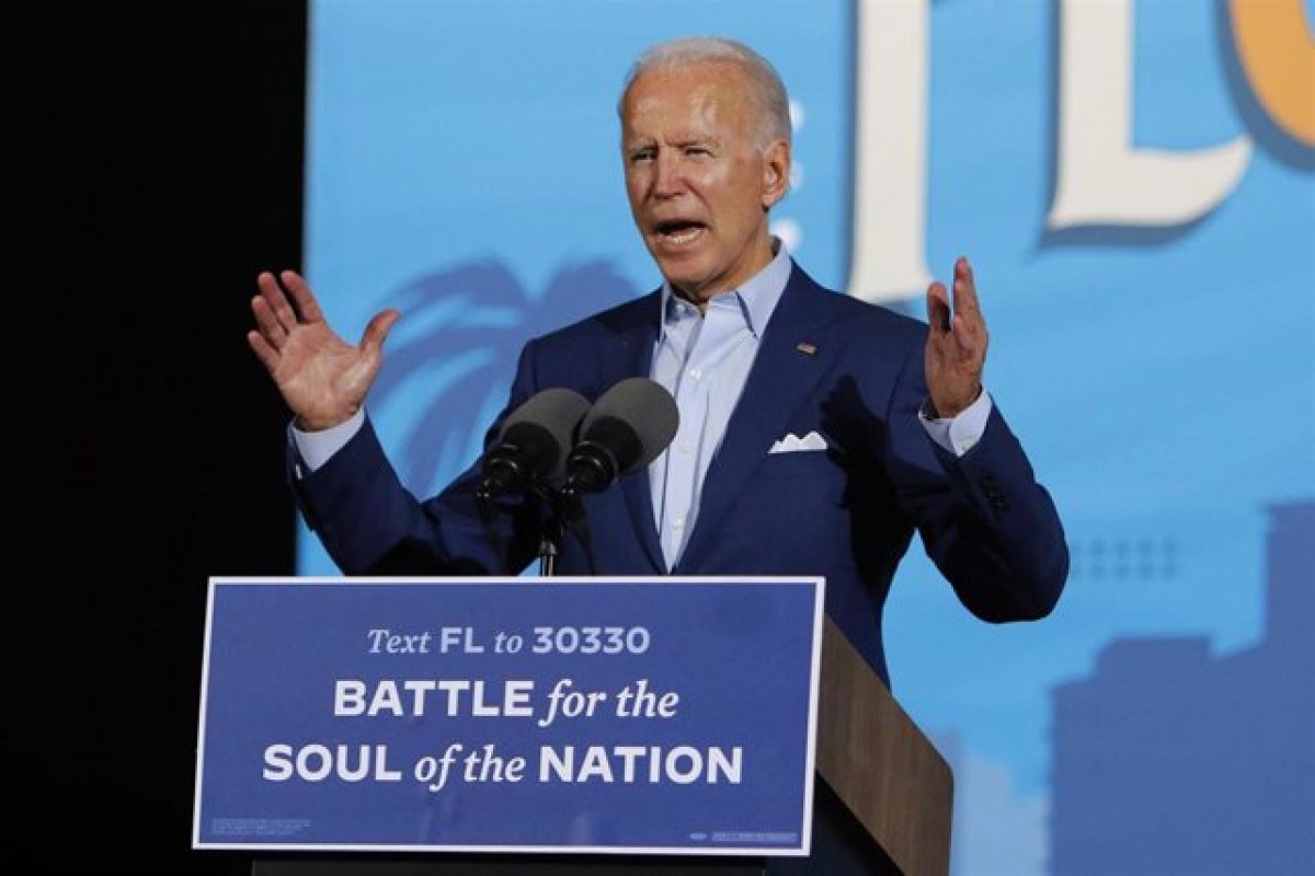 Joe Biden, en un dels últims mítings de campanya