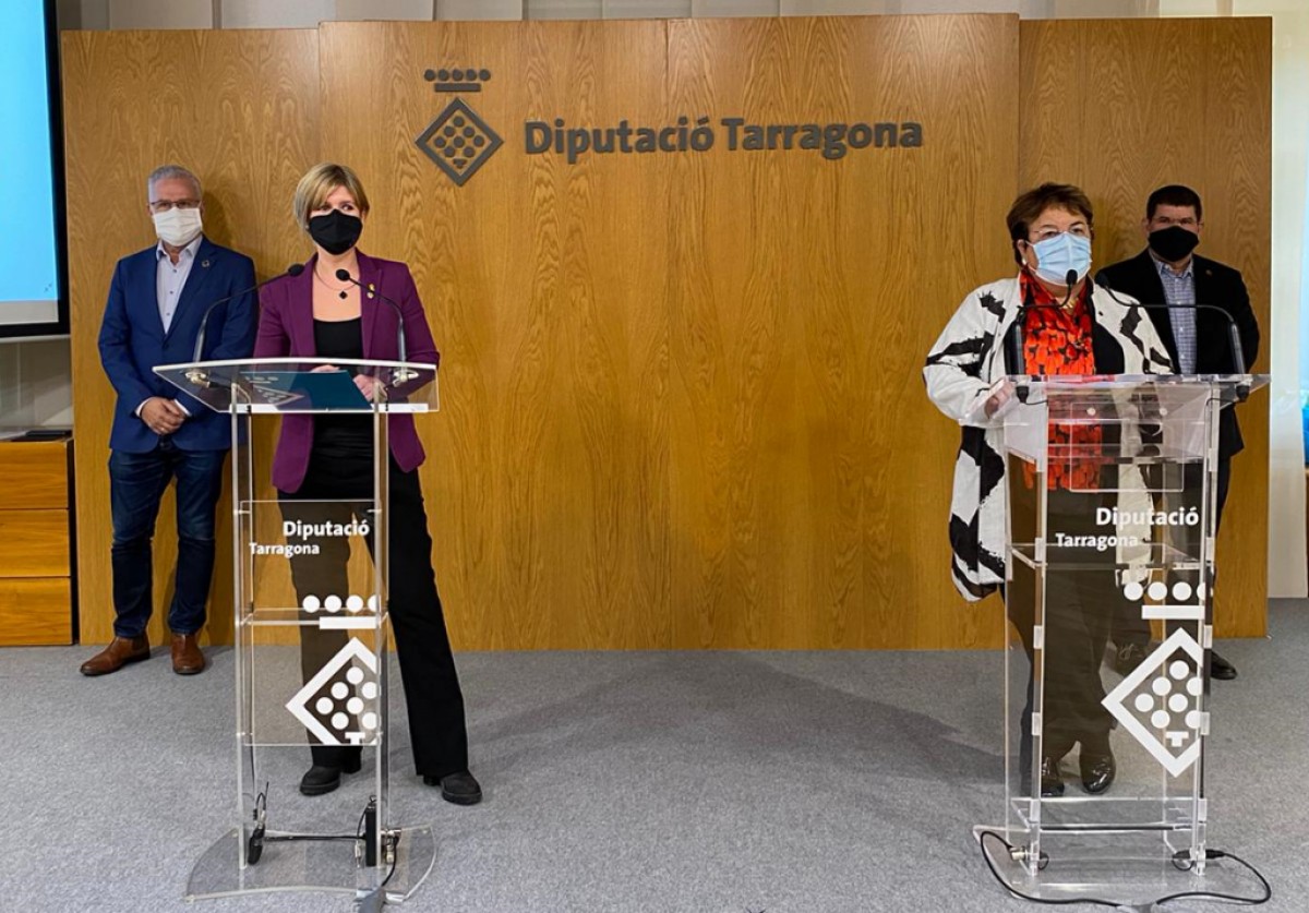 Presentació de l'acord marc entre la Diputació de Tarragona i la URV.
