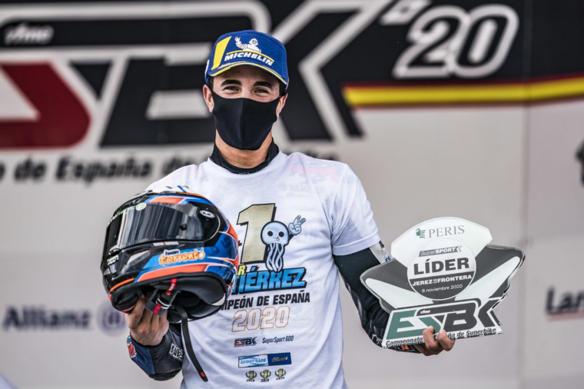 Óscar Gutiérrez ja és bicampió estatal de Superbike