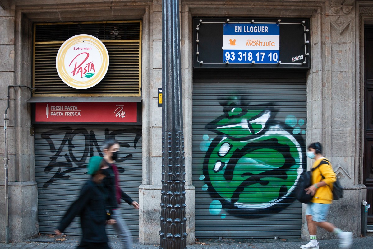 Locals tancats a Barcelona
