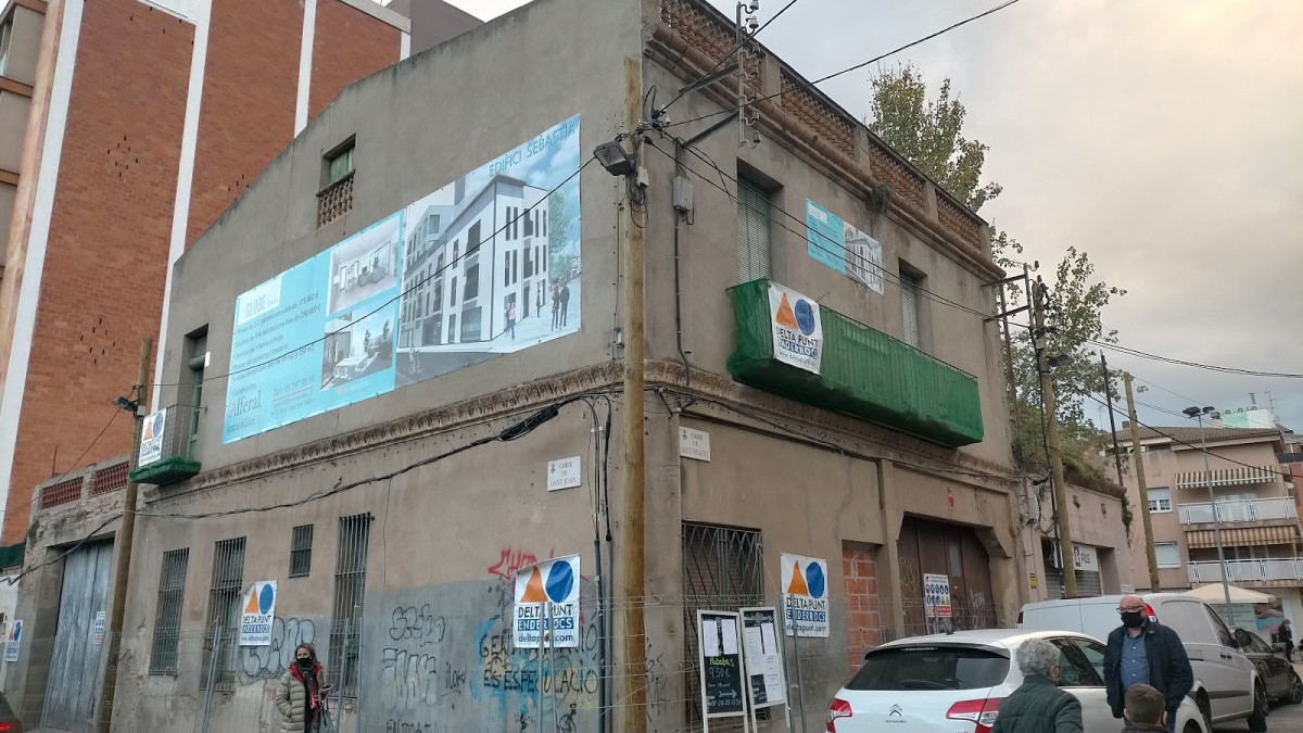 La casa del carrer Sant Sebastià va ser enderrocada el novembre de 2020