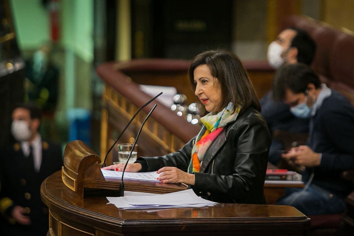 La ministra de Defensa, Margarita Robles, al Congrés