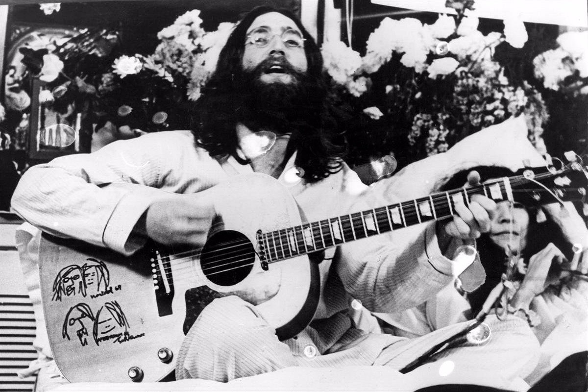 John Lennon, en una imatge d'arxiu