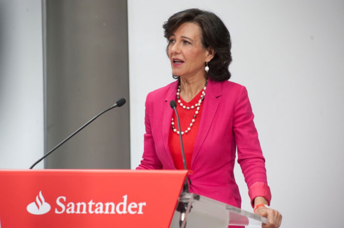 La presidenta del Banc Santander, Ana Botín