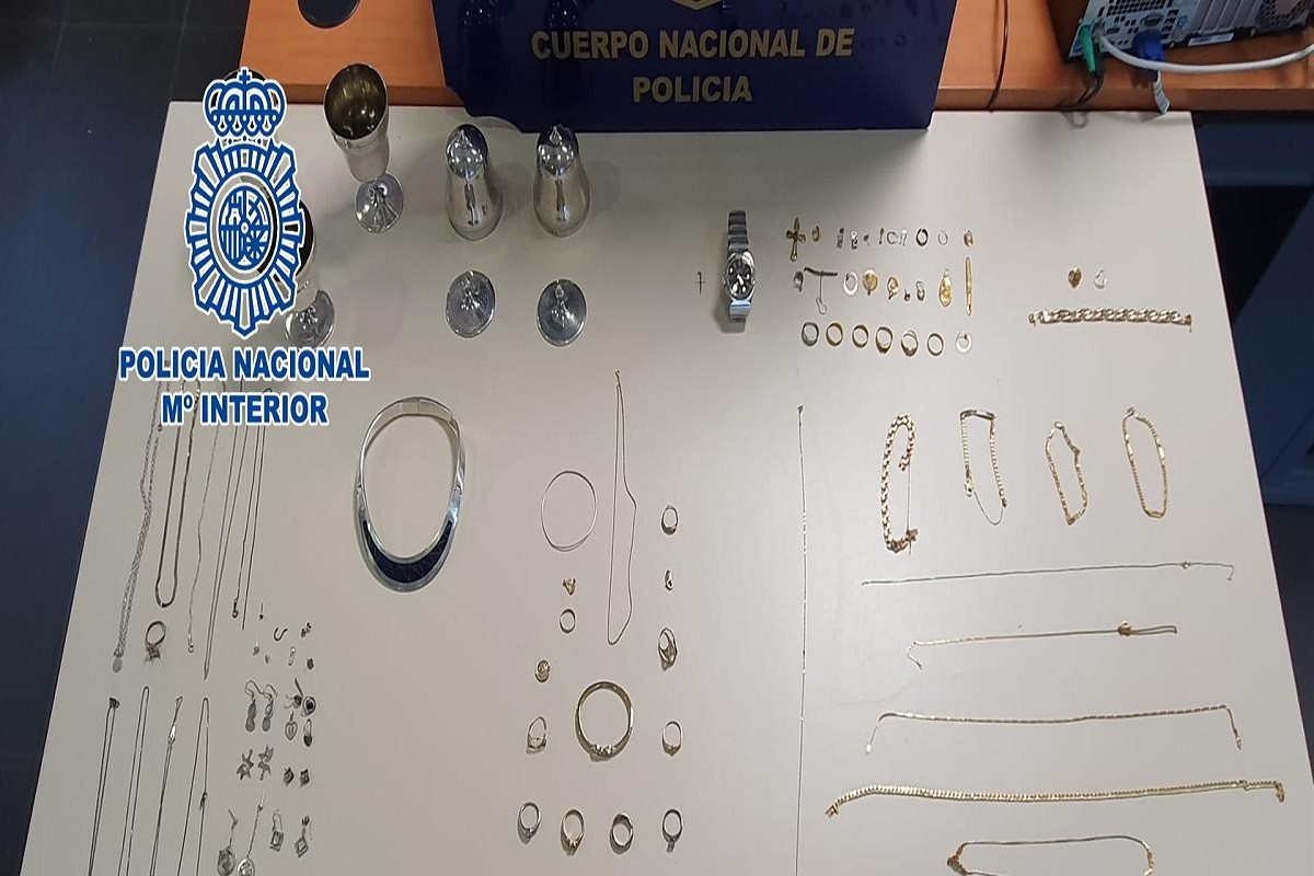 Imatges de les joies recuperades per la policia espanyola