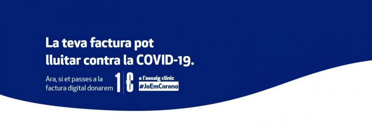 Un dels fulls de propaganda de la campanya #JoEmCorono de SOREA.