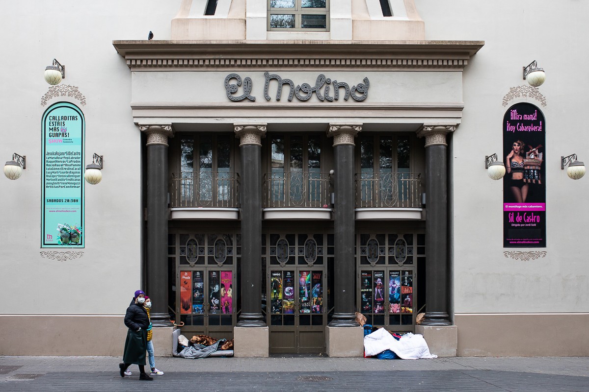 L'edifici d'El Molino, situat al Paral·lel de Barcelona