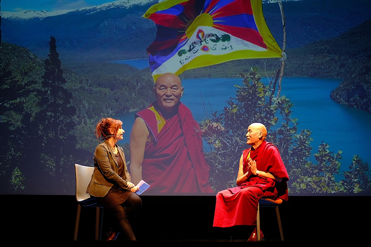 El lama tibetà Thubten Wangchen, entrevistat al Festival BBVA de Cinema de Muntanya de Torelló 