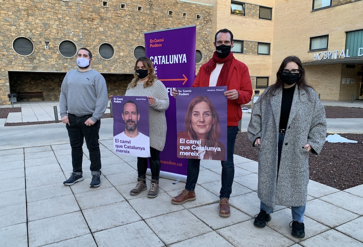 En Comú Podem ha iniciat la campanya electoral a Tremp